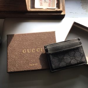 Gucci card wallet ( Black, Men’s)